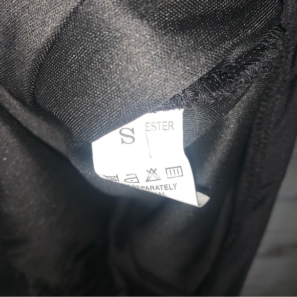 NWOT (S) Black Dress Push Up Bustier Boned Corset Sheer Tank Mini Bodycon Dress - Picture 2 of 5